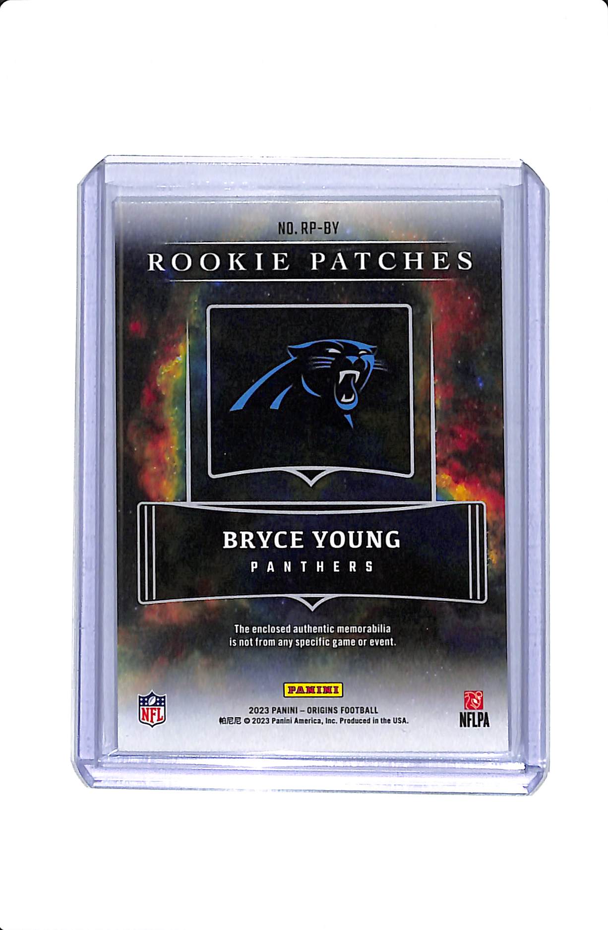 2023 PANINI ORIGINS BRYCE YOUNG ROOKIE PATCHES /99