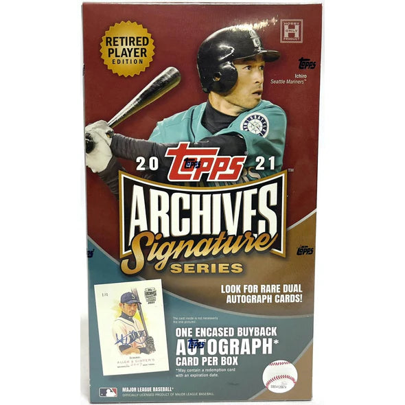 2021 Topps Archives Signature Series Retired Player Edition Baseball Hobby Box