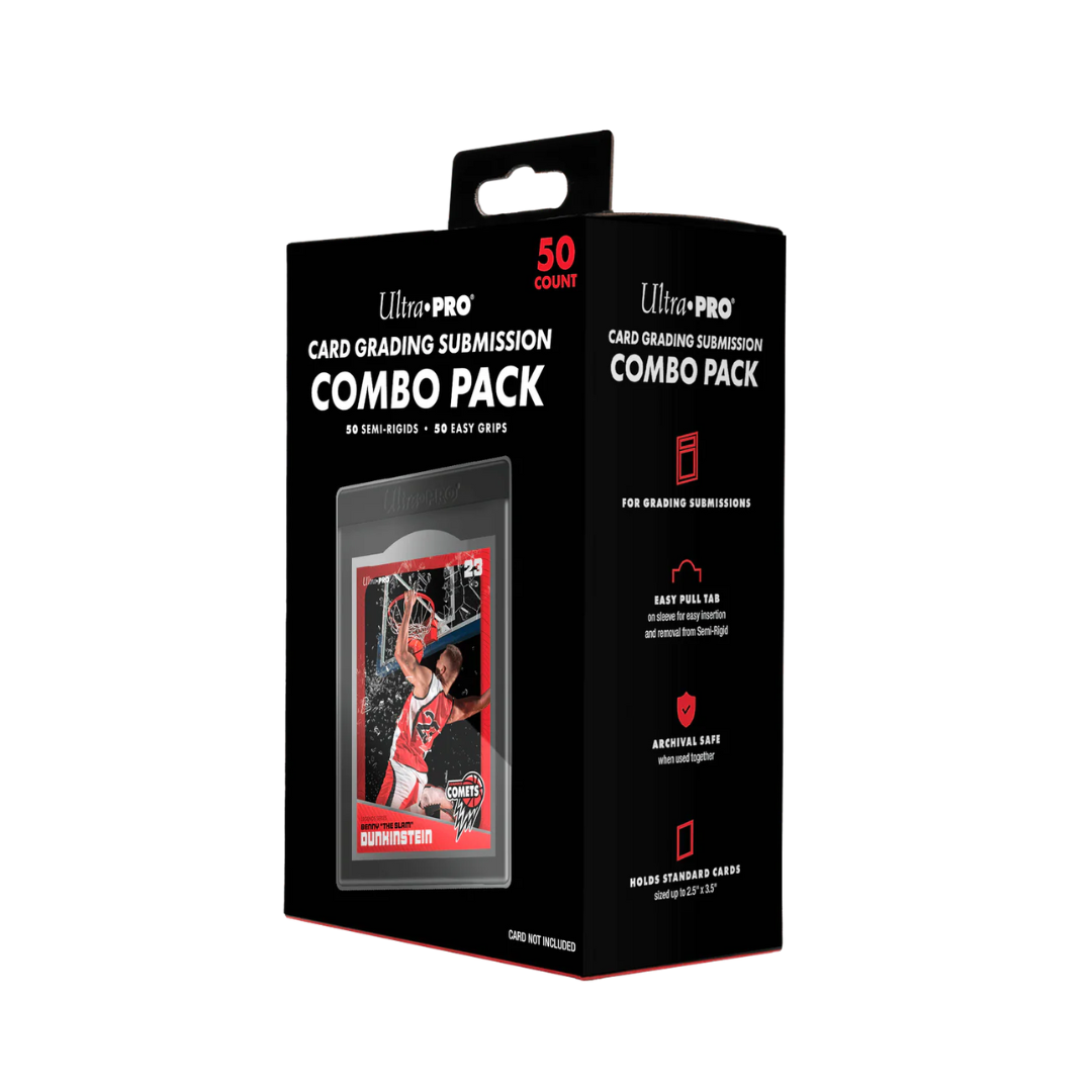 Grading Card Submission Combo Pack - Semi-Rigids & Easy Pull Sleeves 50ct