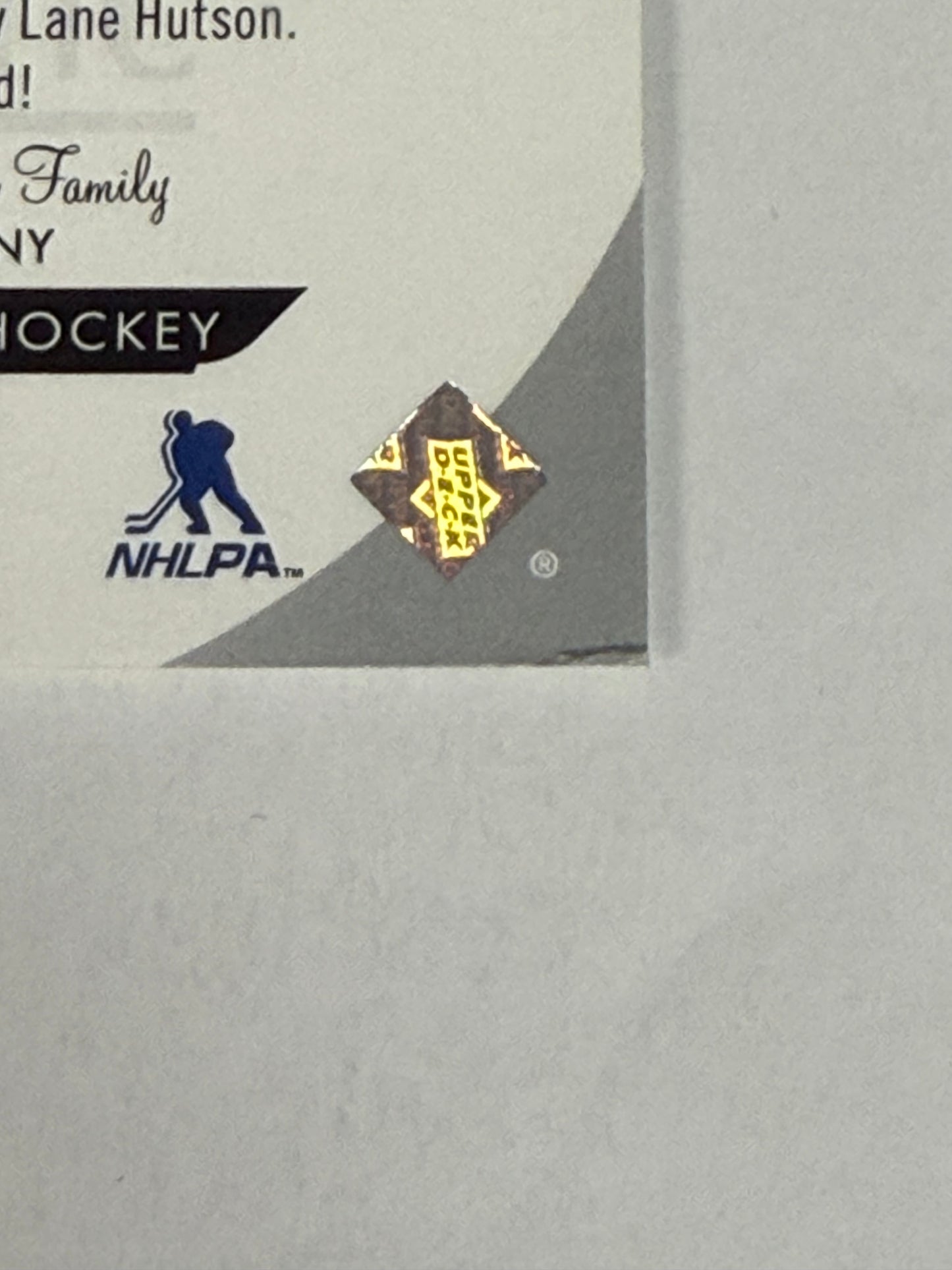 2024-25 UPPER DECK SP AUTHENTIC LANE HUTSON FUTURE WATCH AUTO /999 #139