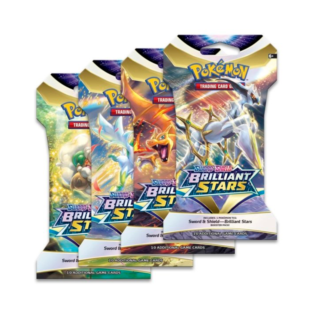 Sword & Shield - Brilliant Stars Sleeved Booster Pack (10 Cards)