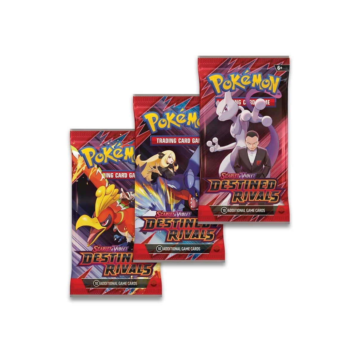 Pokémon TCG: Scarlet & Violet-Destined Rivals 3 Booster Packs & Kangaskhan Promo Card