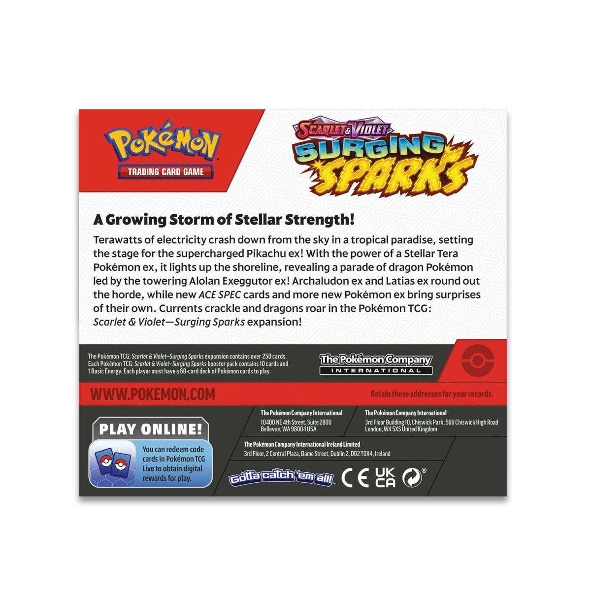 Pokemon Scarlet & Violet-Surging Sparks Booster Display Box