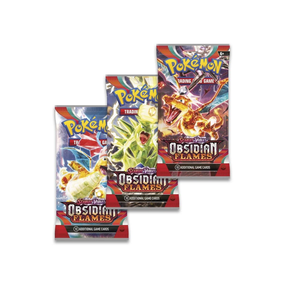 Scarlet & Violet-Obsidian Flames 3 Booster Packs & Eevee OR Houndstone Promo Card