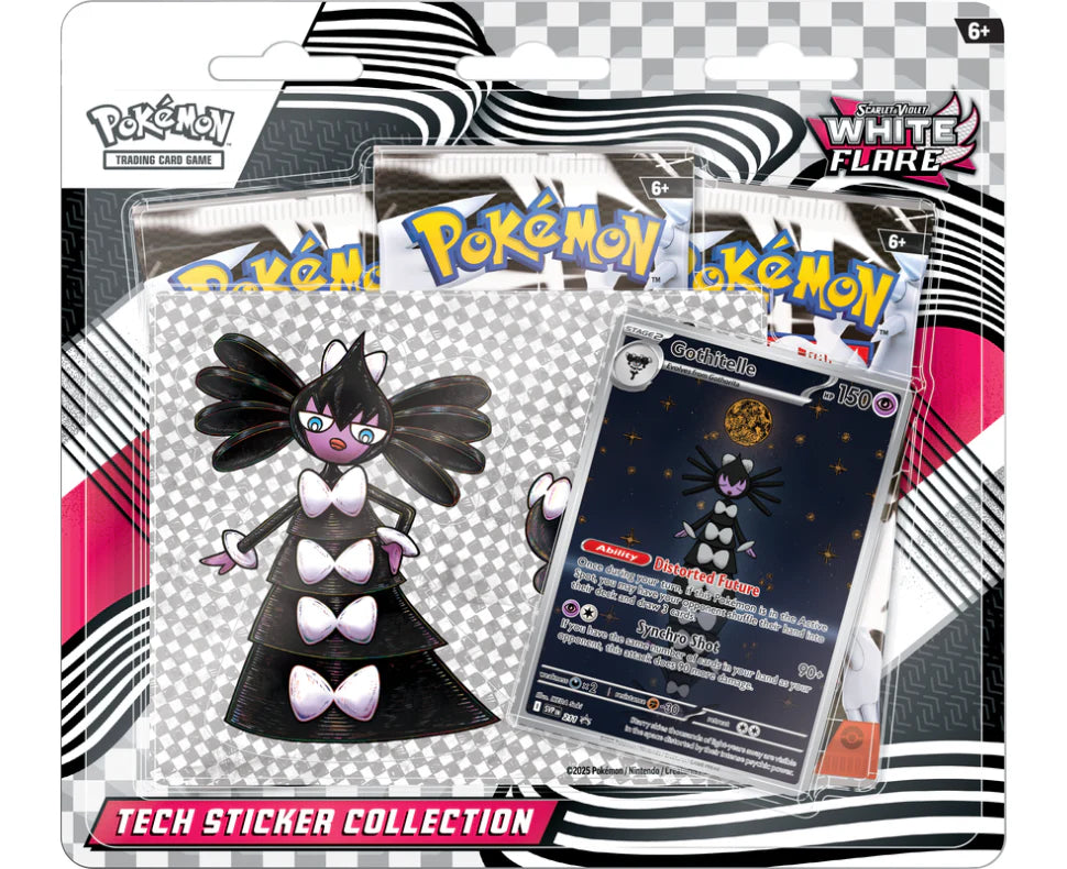 Scarlet & Violet - White Flare Tech Sticker Collection