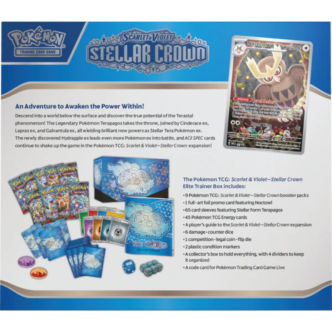 Scarlet & Violet-Stellar Crown Elite Trainer Box