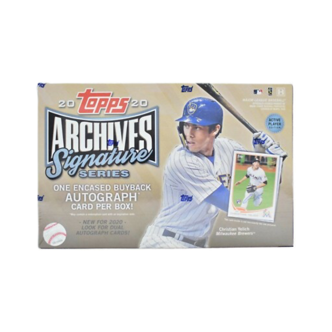 2020 Topps Archives Signature Series Active Player Edition Baseball Hobby Box