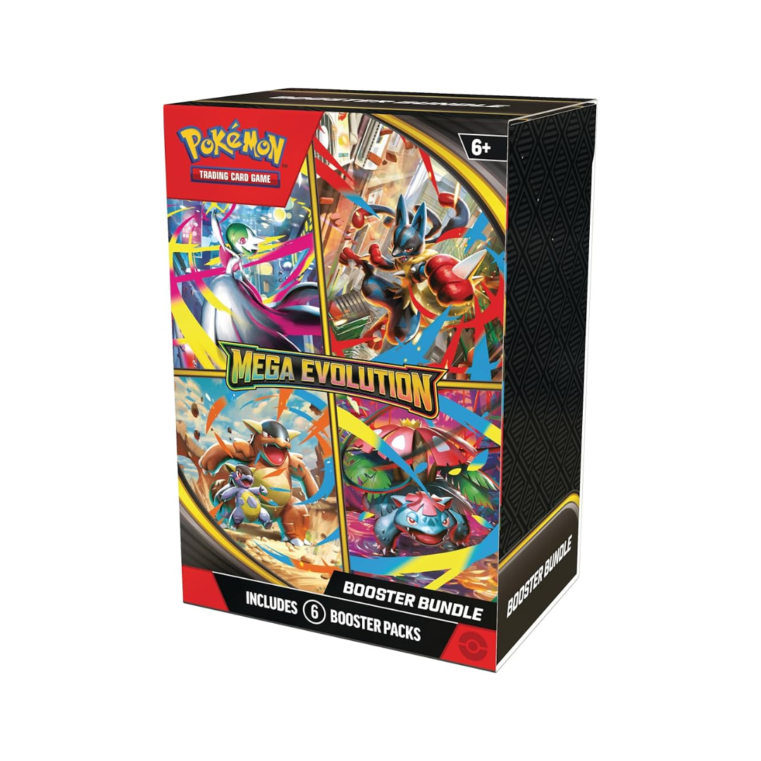 Pokemon Mega Evolution Booster Bundle (6 Packs)