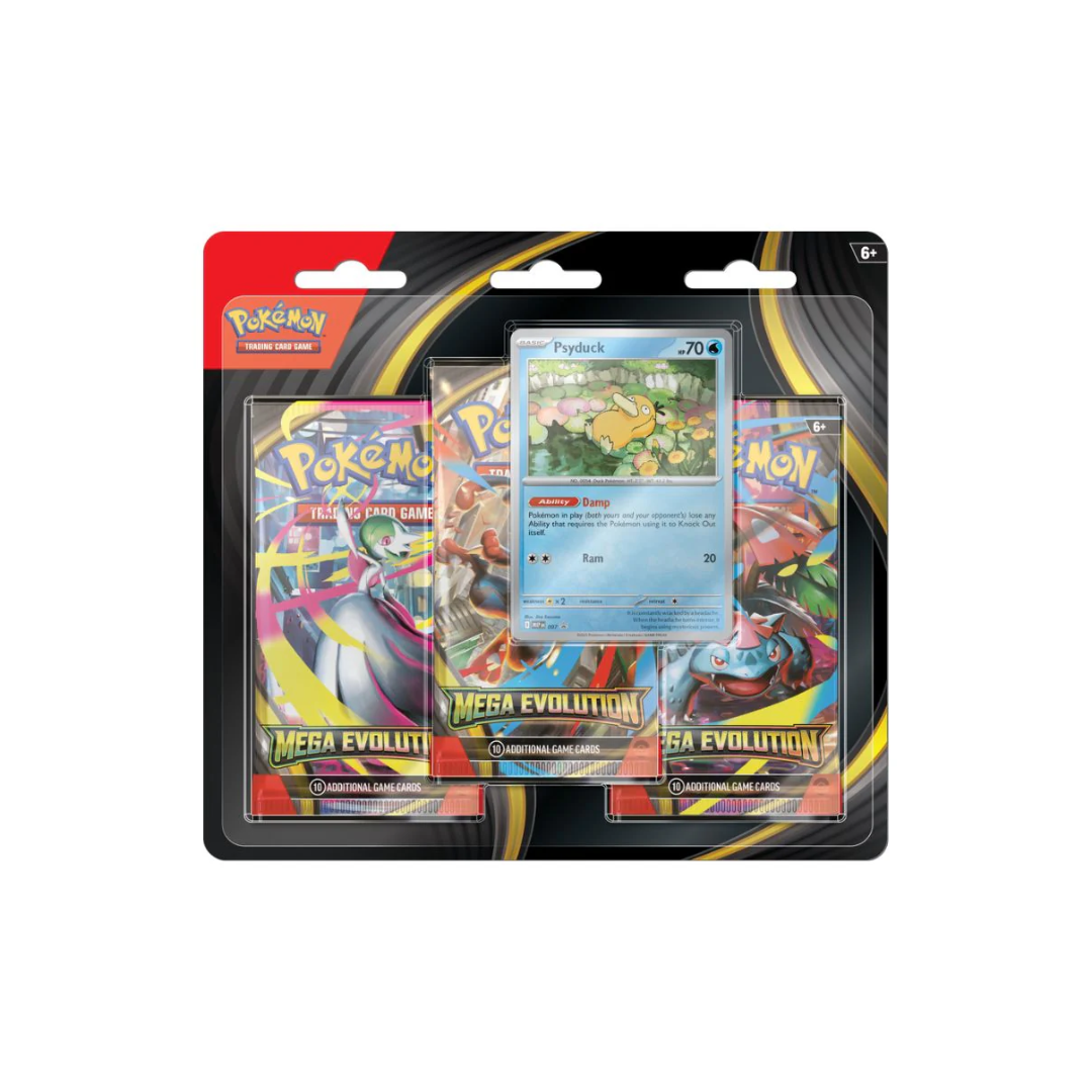 Pokemon TCG Mega Evolution 3-Pack Blister