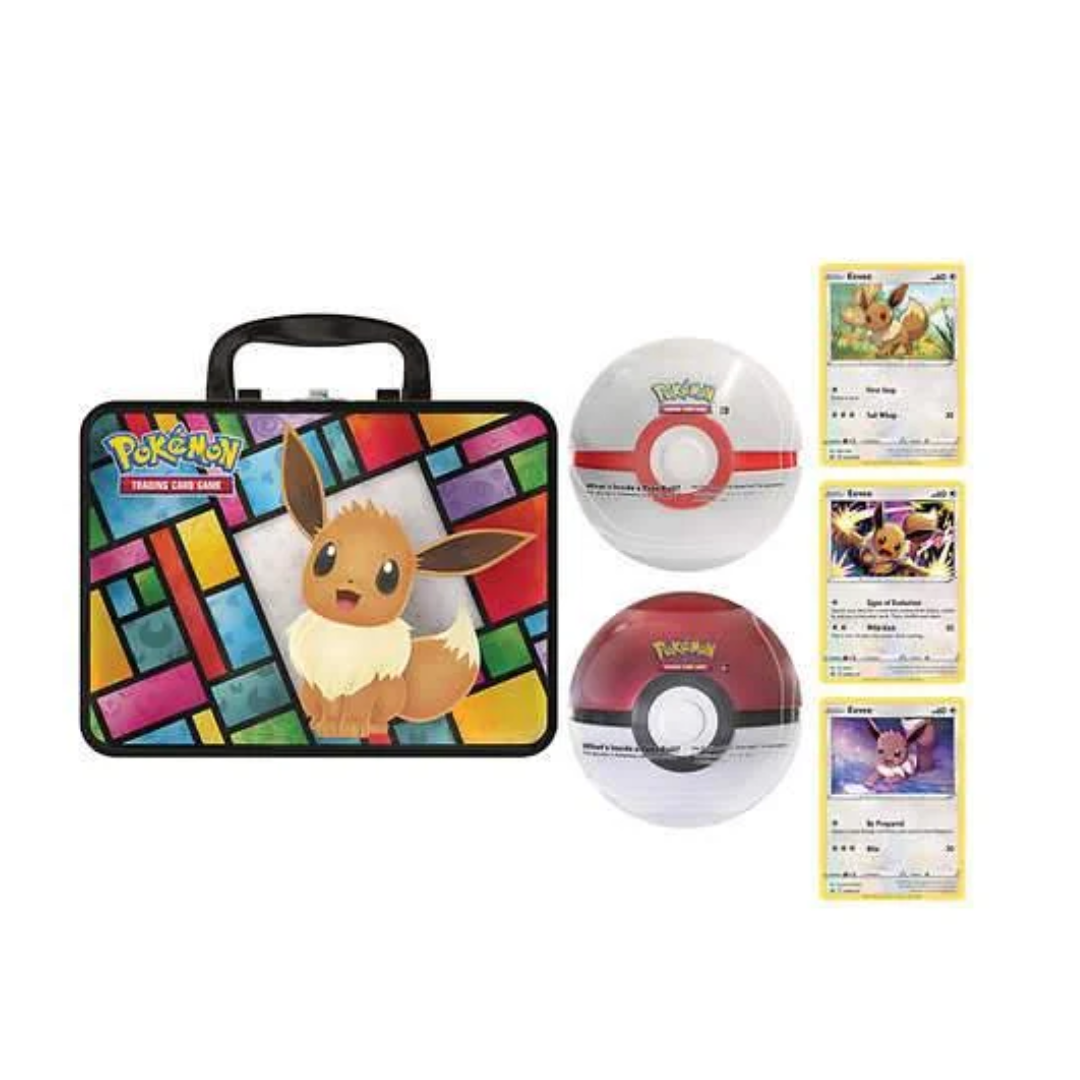 Pokémon Collector's Chest (Pokeball, Premier Ball & 3 Eevee Promo Cards)