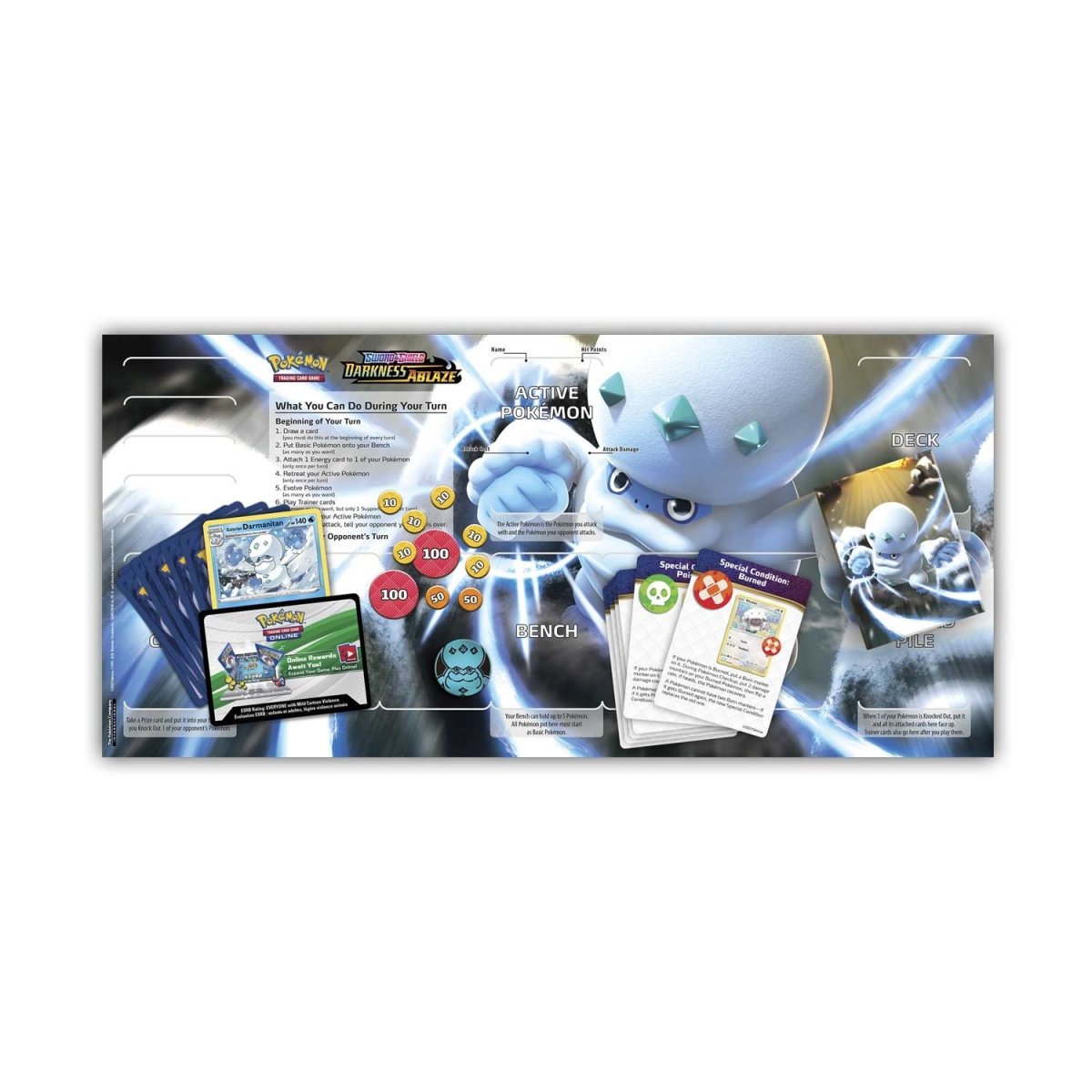 Sword & Shield-Darkness Ablaze Galarian Darmanitan Theme Deck
