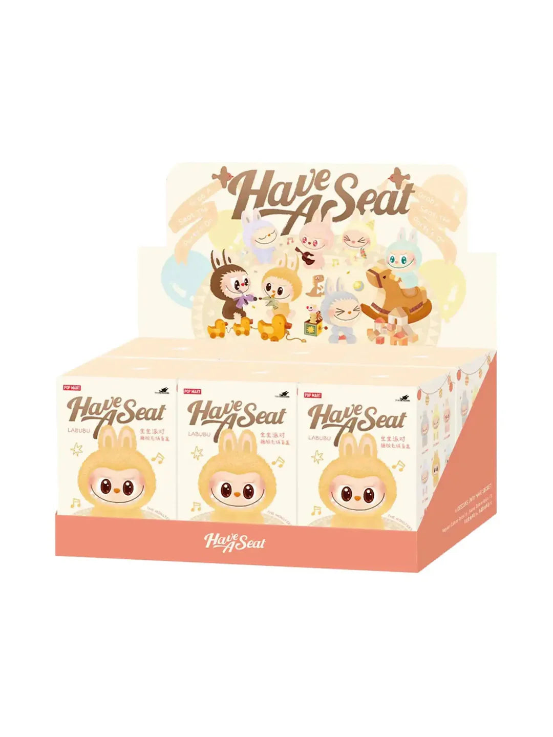 AUTHENTIC LABUBU - THE MONSTERS - Have a Seat Vinyl Plush Blind Box