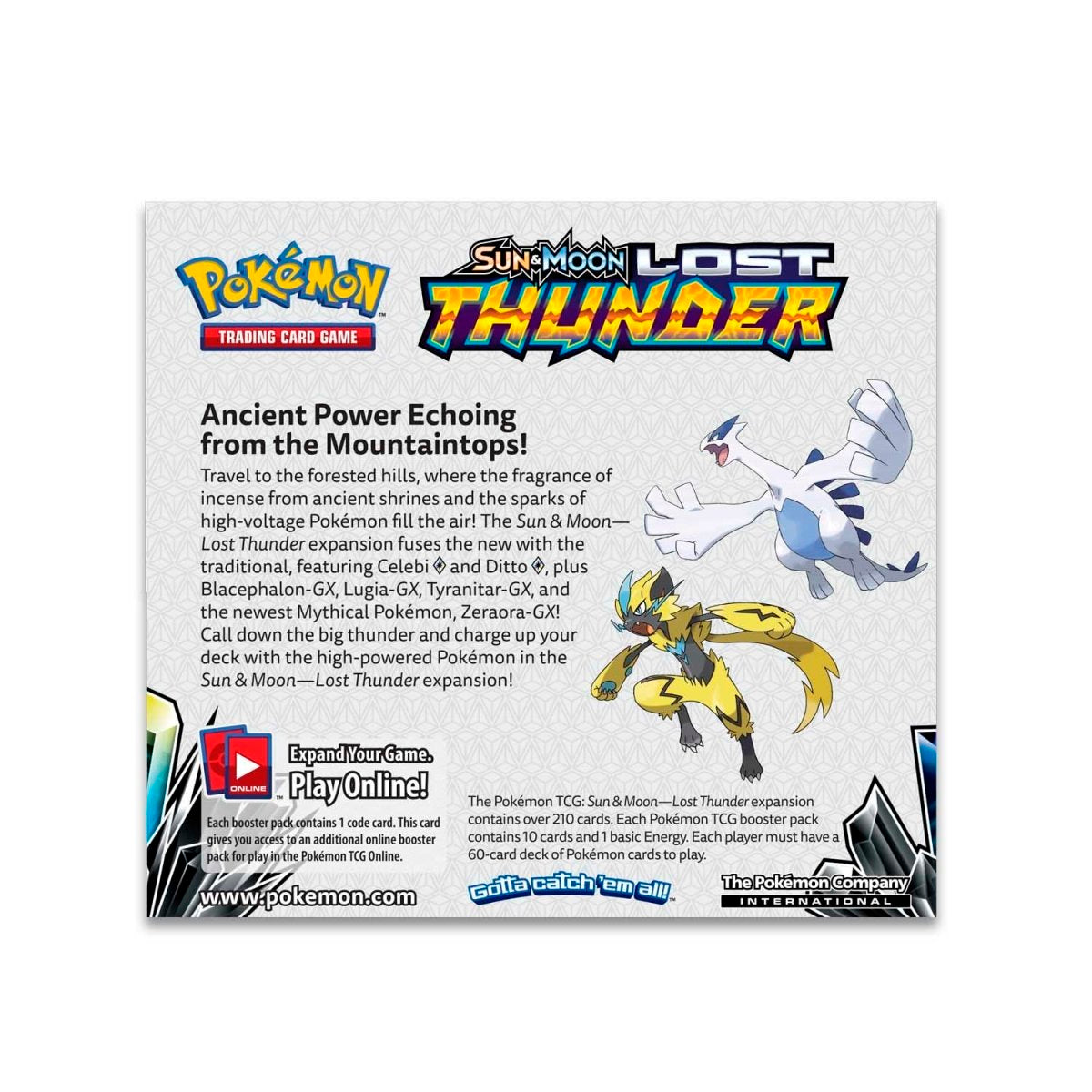 Sun & Moon-Lost Thunder Booster Display Box