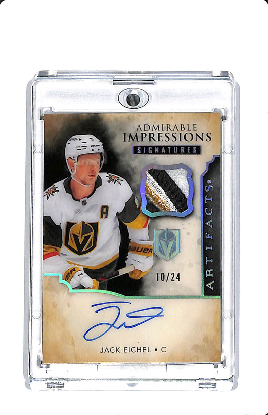 2025-26 UD ARTIFACTS JACK EICHEL ADMIRABLE IMPRESSIONS SIGNATURES 10/24