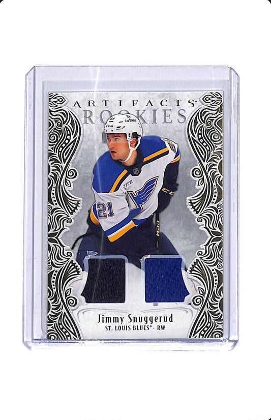 2025-26 UD ARTIFACTS JIMMY SNUGERRUD GOLD MATERIAL 180/499