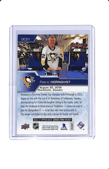 2016-17 UD SERIES TWO DAY WITH THE CUP PATRIC HORNQVIST