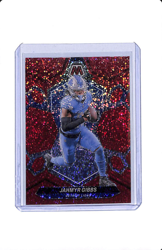 2024 PANINI MOSAIC RED SPARKLE JAHMYR GIBBS #73