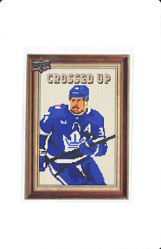 2024-25 UPPER DECK SERIES 1 AUSTON MATTHEWS CROSSED UP #CU-1 SSP