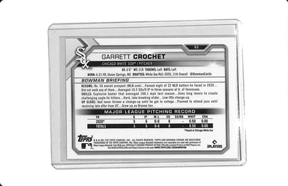 2021 BOWMAN CHROME GOLD GARRETT CROCHET RC 29/50