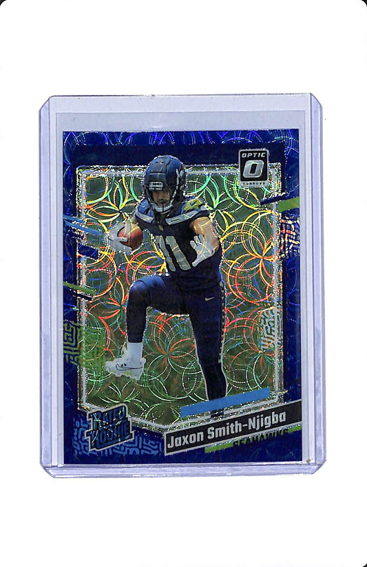 2023 PANINI DONRUSS OPTIC JAXON SMITH-NJIGBA BLUE SCOPE RATED ROOKIE