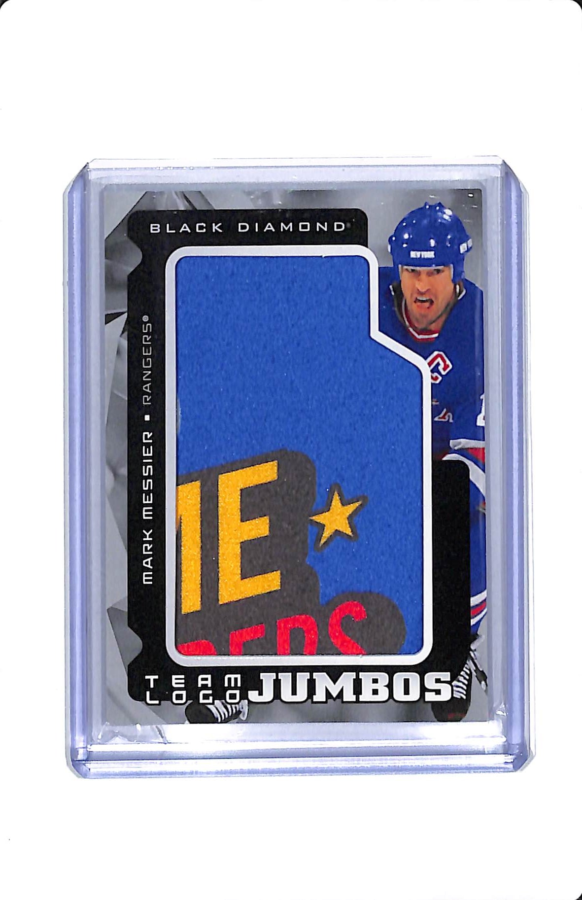 2025-26 UD BLACK DIAMOND TEAM LOGO JUMBOS MARK MESSIER
