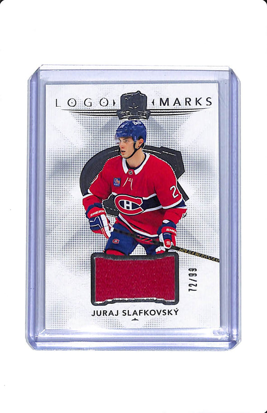 2024-25 UD THE CUP LOGO MARKS JURAJ SLAFKOVSKY PATCH 72/99