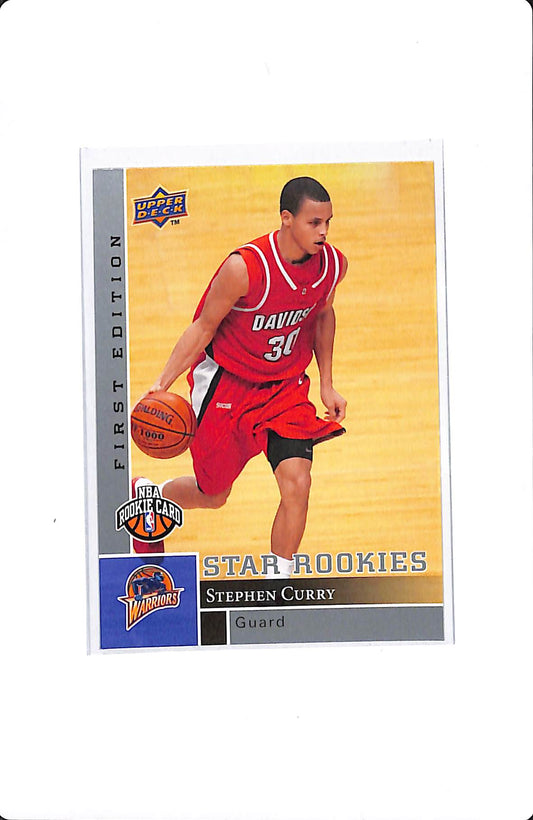 2009-10 UPPER DECK NBA FIRST EDITION STEPHEN CURRY STAR ROOKIES #196