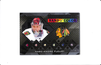 2021-22 UD BLACK DIAMOND MARC-ANDRE FLEURY BAND OF COLOR /21 #BC-MF