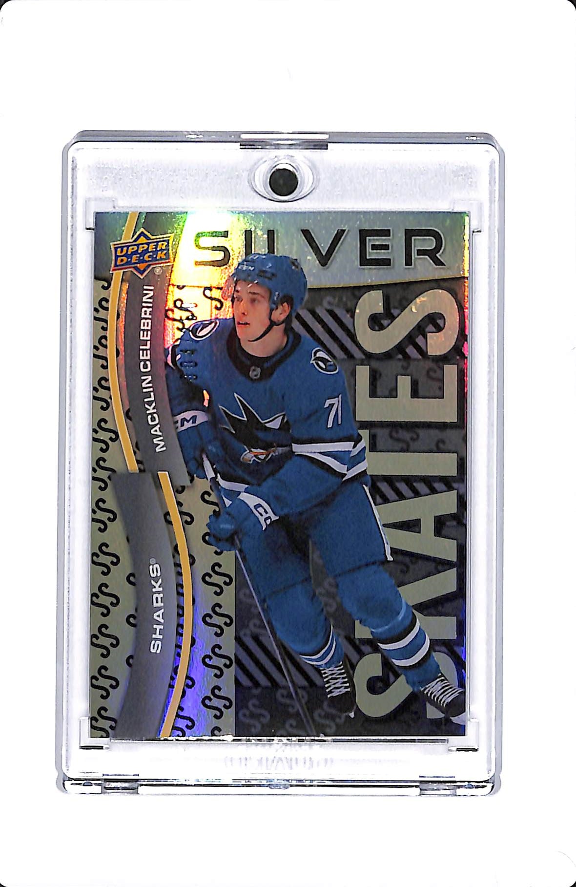 2024-25 UPPER DECK EXTENDED SERIES MACKLIN CELEBRINI SILVER SKATES RC