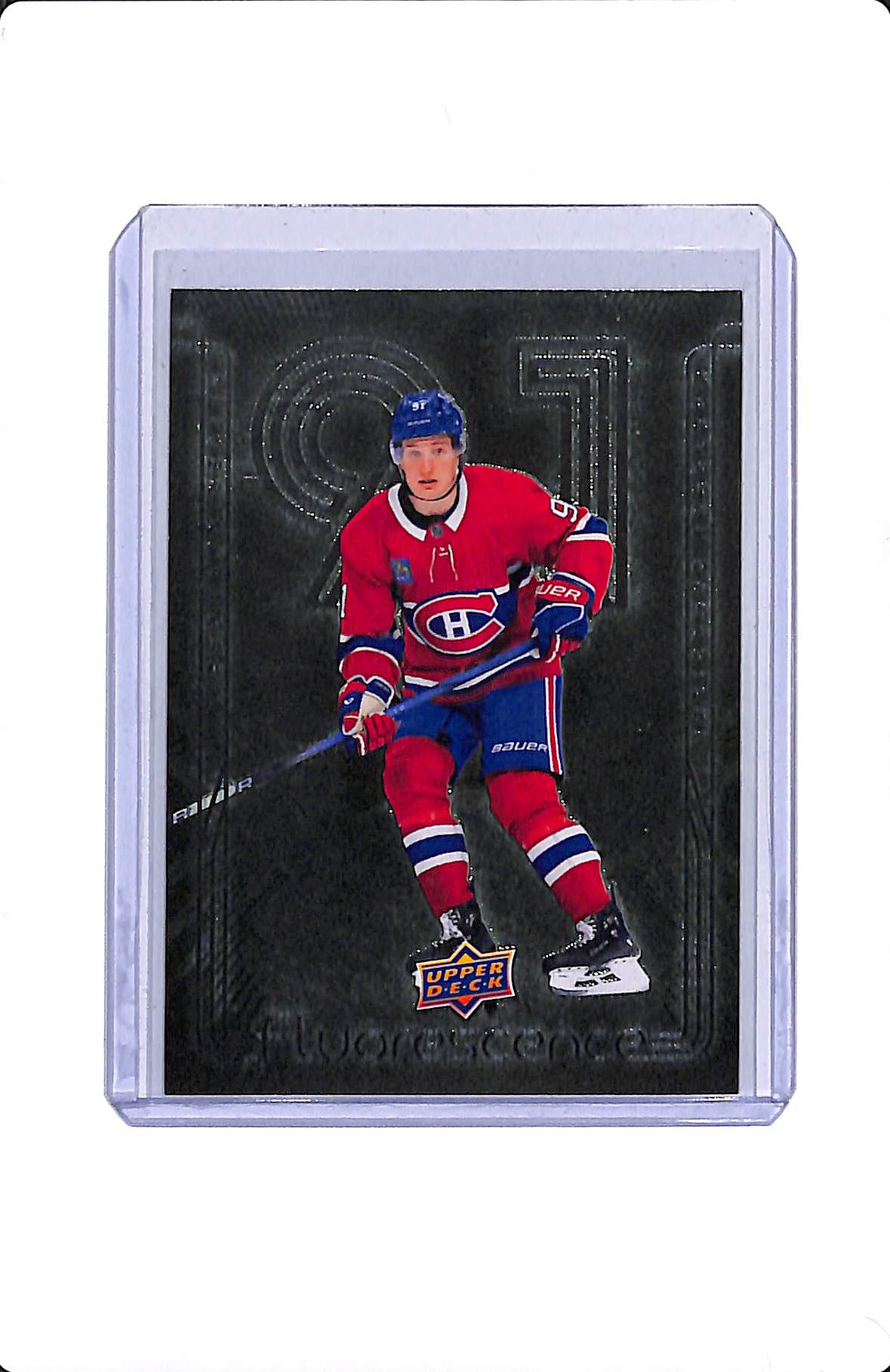 2024-25 UPPER DECK SERIES 2 FLUORESCENCE GREEN PARALLEL OLIVER KAPANEN 03/15 #F-23