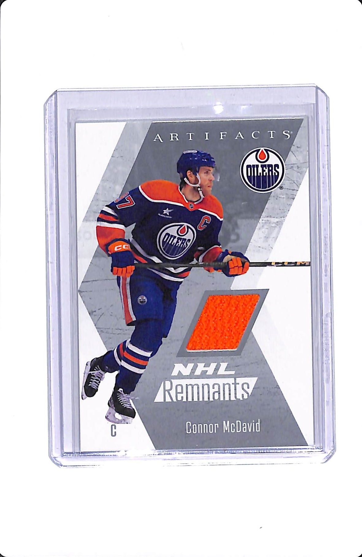 2025-26 UD ARTIFACTS CONOR MCDAVID NHL REMNANTS JERSEY #NR-9