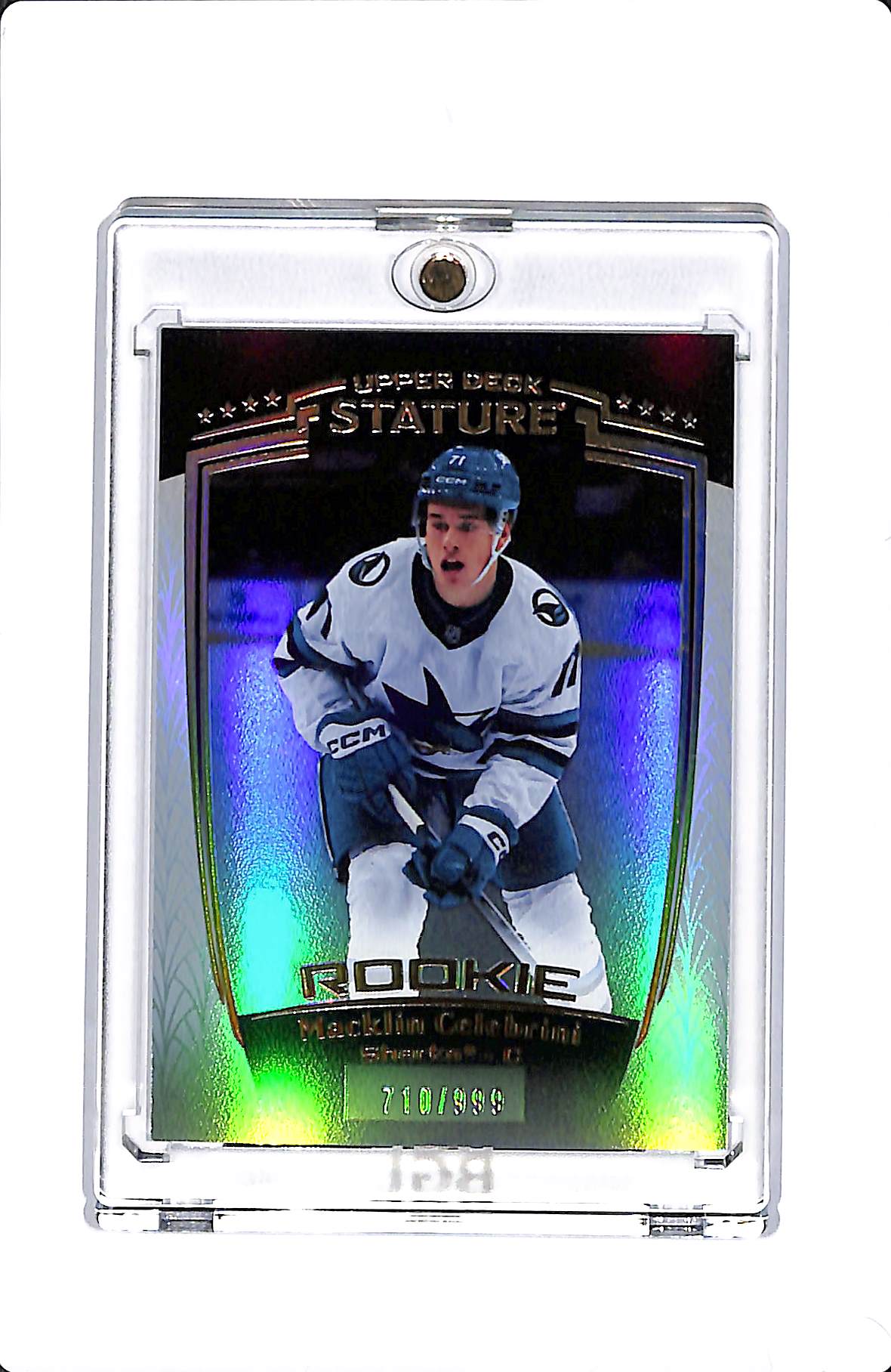 2024-25 UPPER DECK STATURE MACKLIN CELEBRINI ROOKIE 710/999