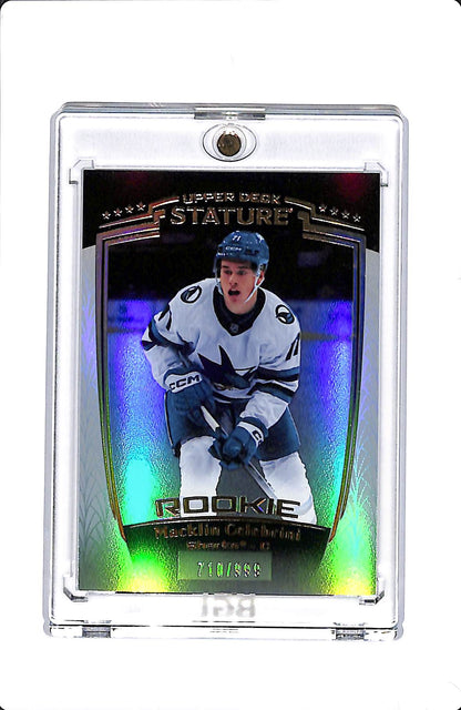 2024-25 UPPER DECK STATURE MACKLIN CELEBRINI ROOKIE 710/999