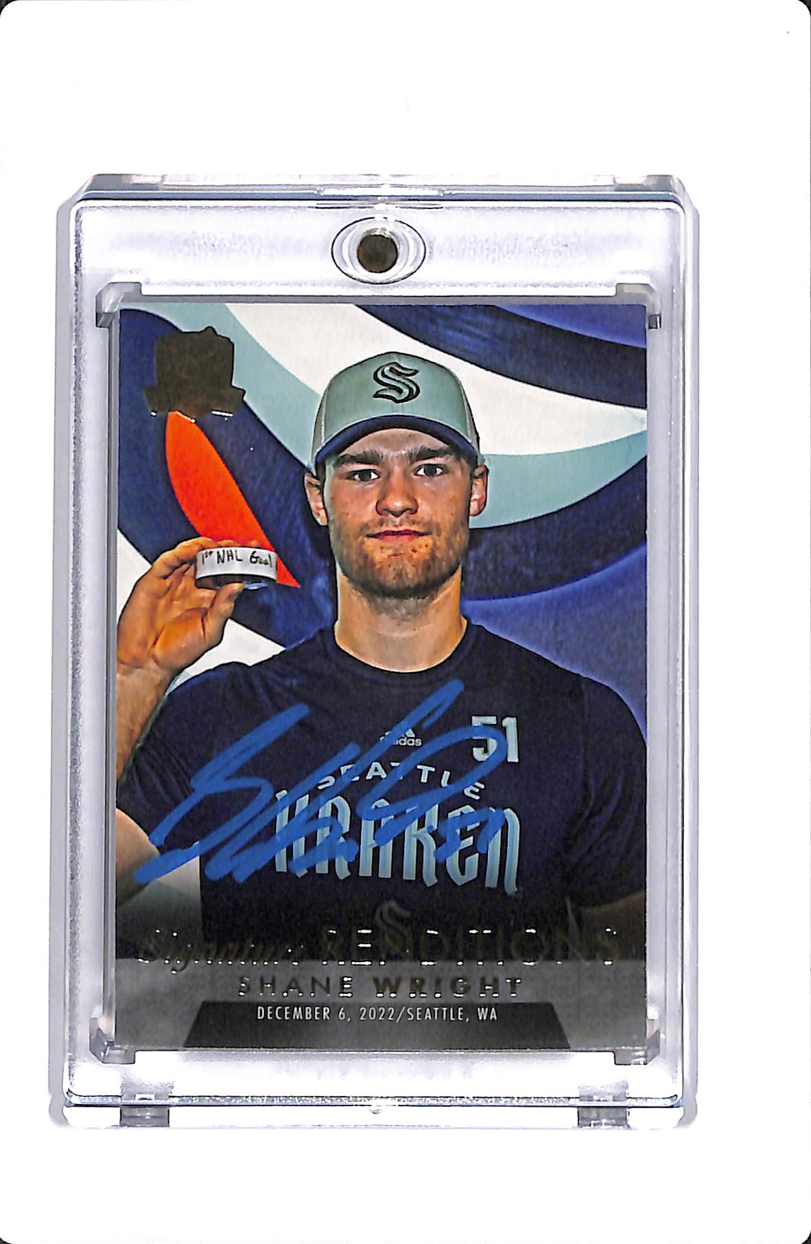 2022-23 UPPER DECK THE CUP SHANE WRIGHT SIGNATURE RENDITIONS #SR-SW