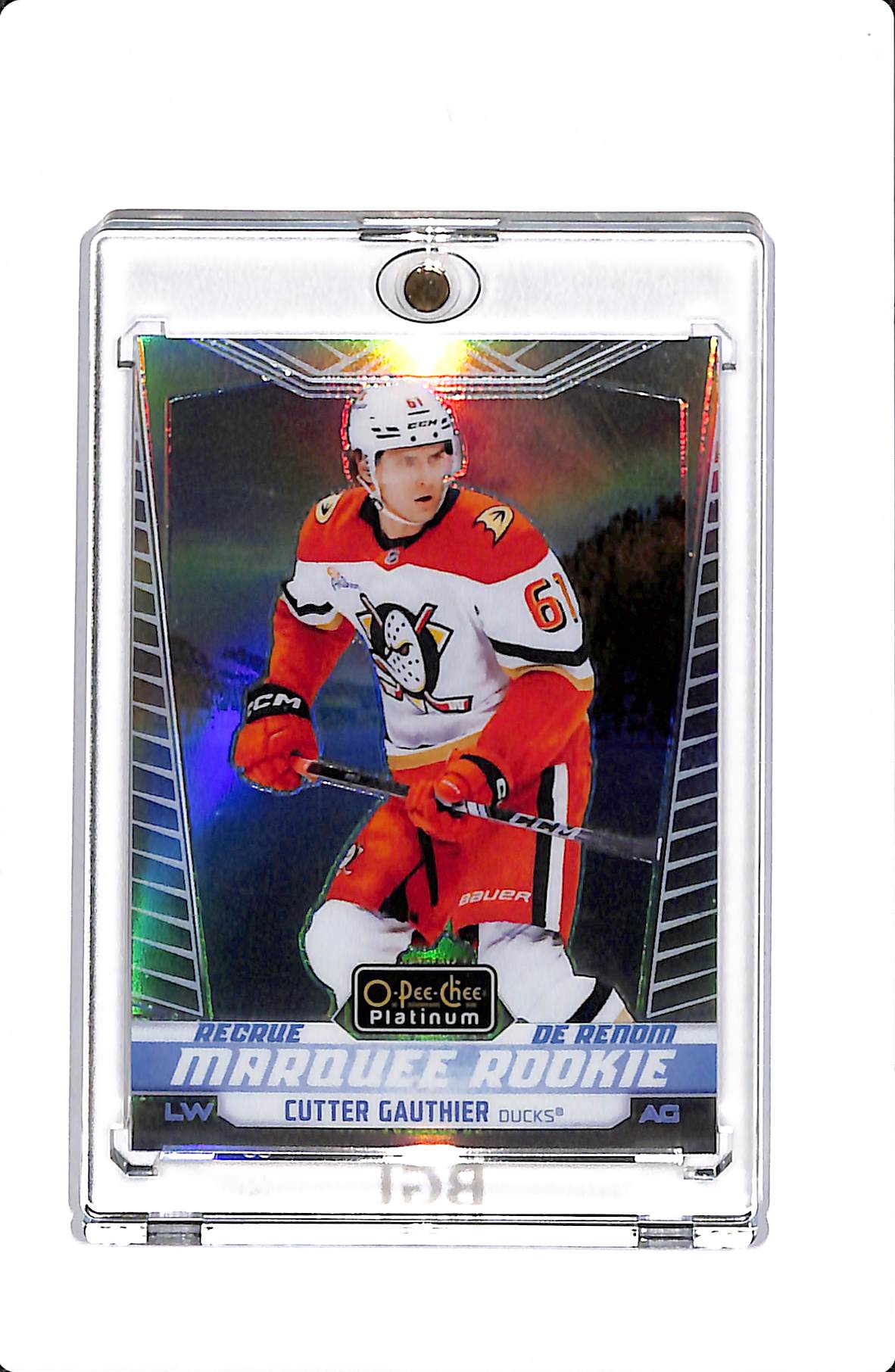 2024-25 UD O-PEE-CHEE PLATINUM CUTTER GAUTHIER MARQUEE ROOKIE POND HOCKEY #201