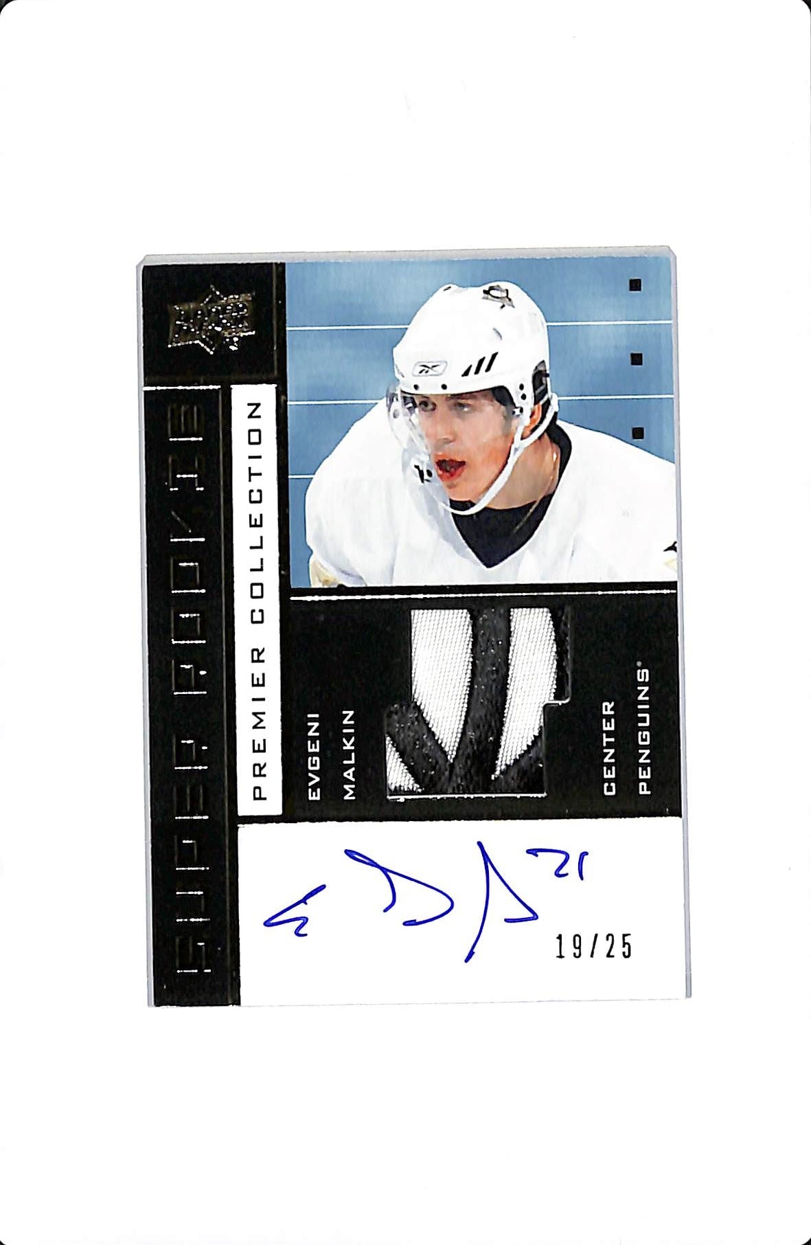 2016-17 UD PREMIER EVGENI MALKIN SUPER ROOKIE PREMIUM COLLECTION /25 #SRV-EM