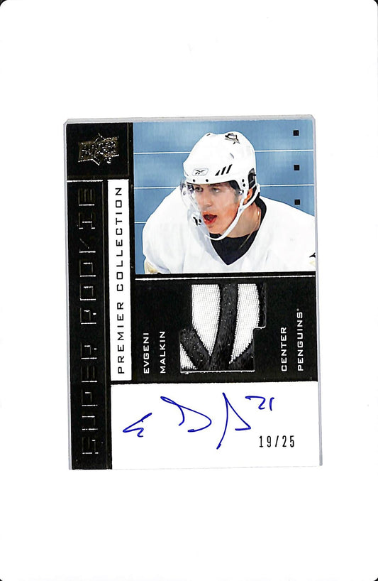 2016-17 UD PREMIER EVGENI MALKIN SUPER ROOKIE PREMIUM COLLECTION /25 #SRV-EM