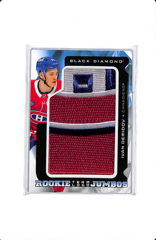 2025-26 UD BLACK DIAMOND IVAN DEMIDOV ROOKIE TEAM LOGO JUMBOS #RTL-10