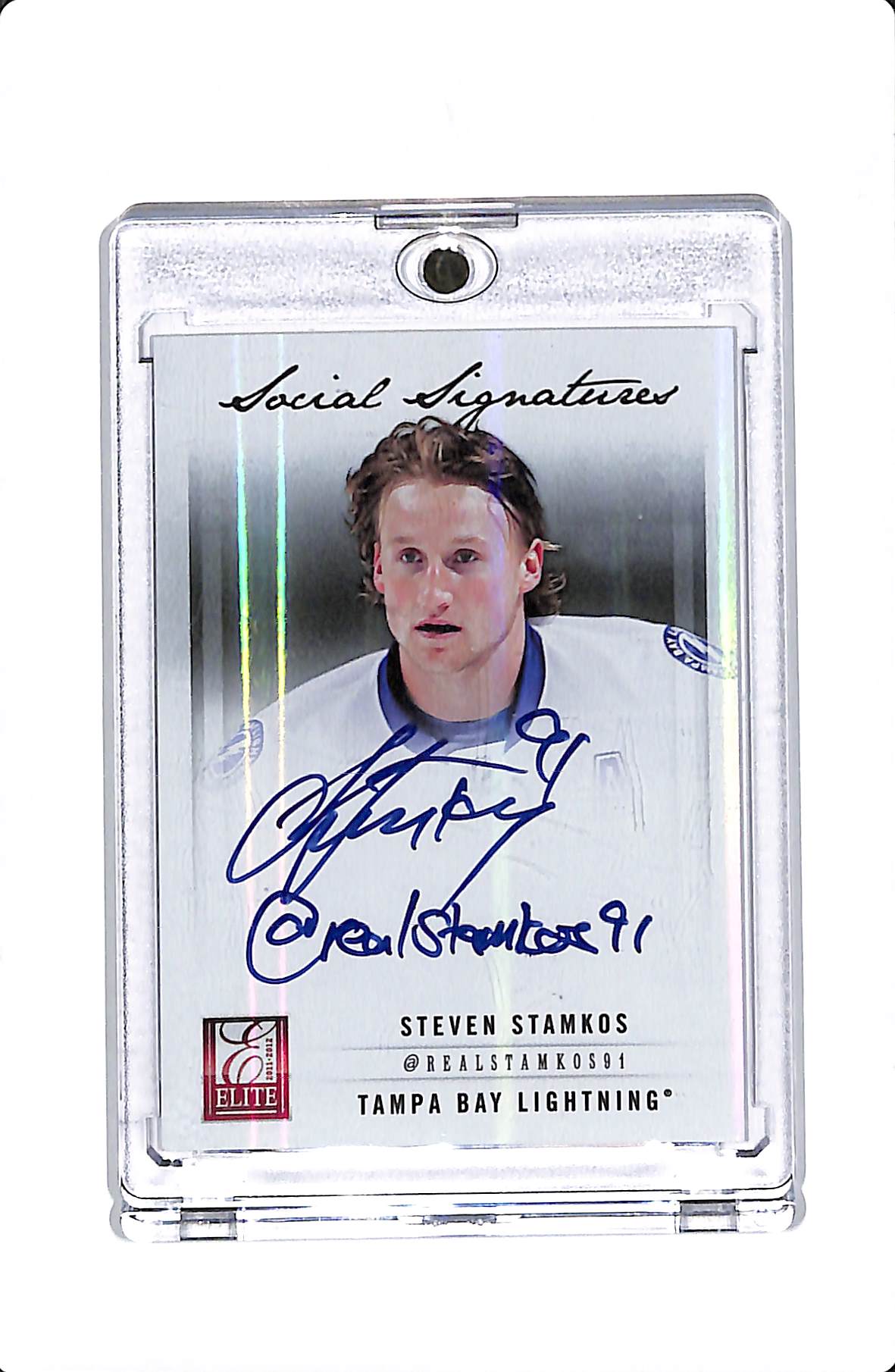 2012 PANINI ELITE STEVEN STAMKOS SOCIAL SIGNATURES