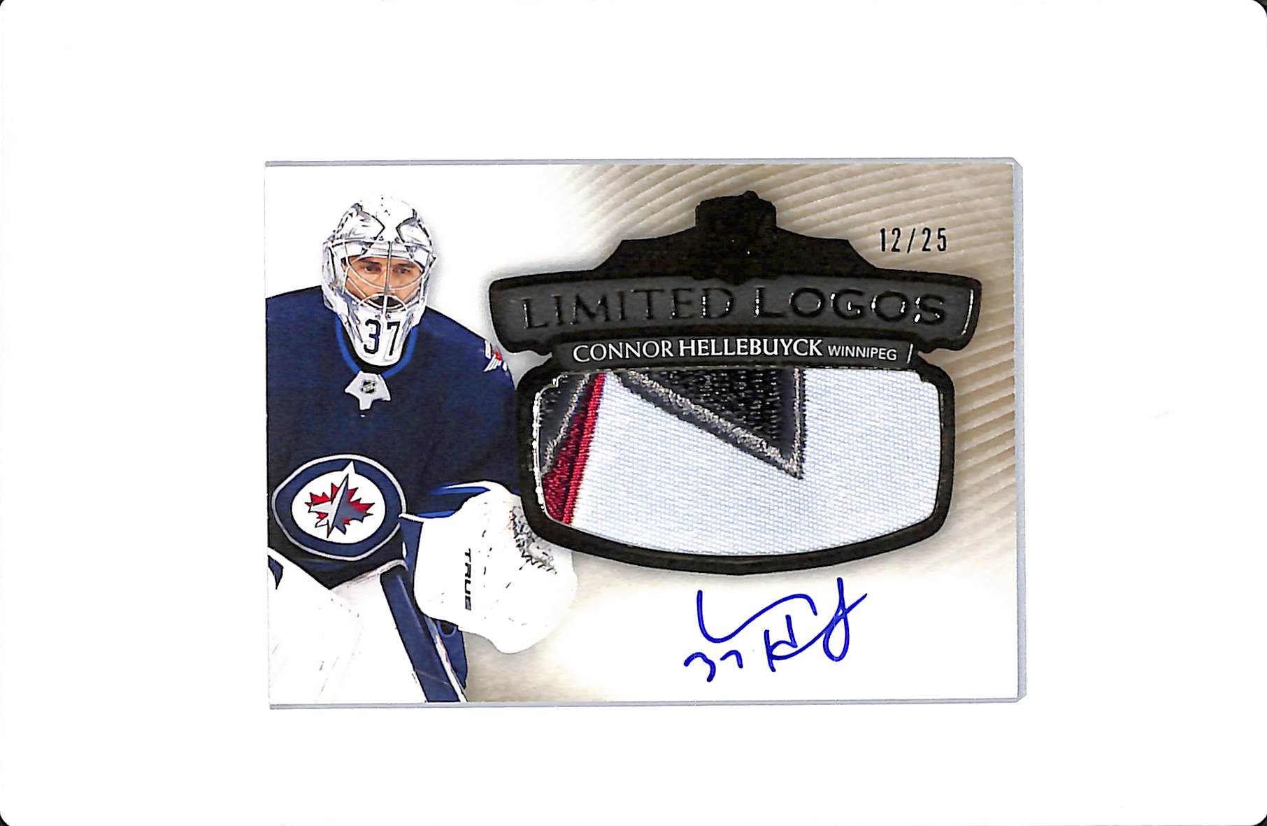 2021-22 UPPER DECK THE CUP CONNOR HELLEBUYCK LIMITED LOGOS AUTO /25 #LL-CH