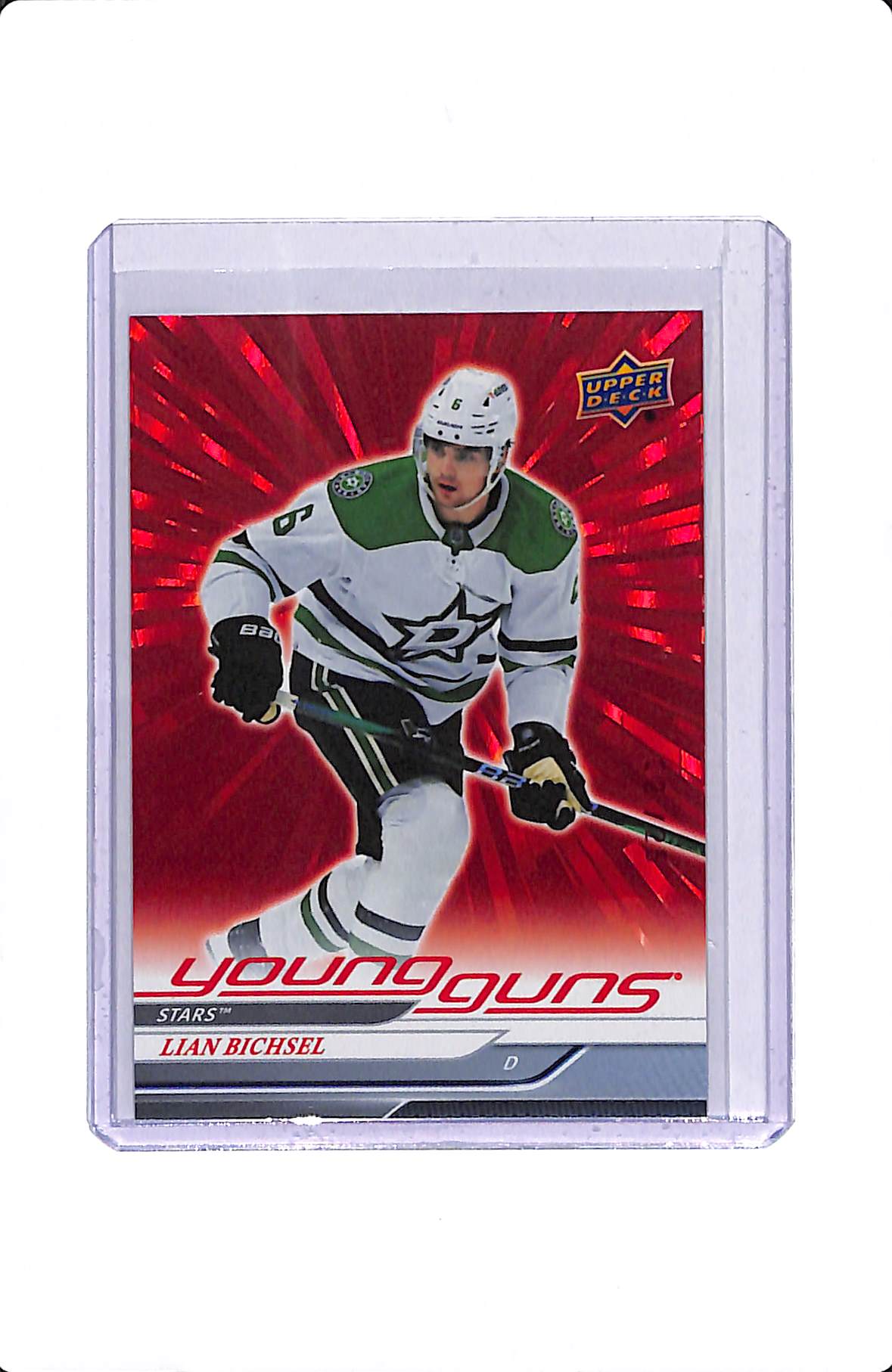 2024-25 UD EXTENDED SERIES YOUNG GUNS LIAN BICHSEL RED OUTBURST #704