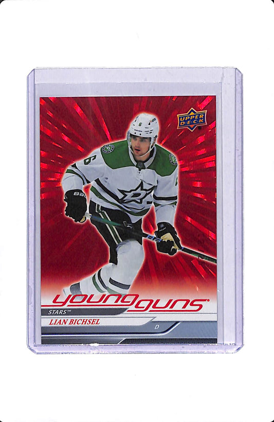 2024-25 UD EXTENDED SERIES YOUNG GUNS LIAN BICHSEL RED OUTBURST #704