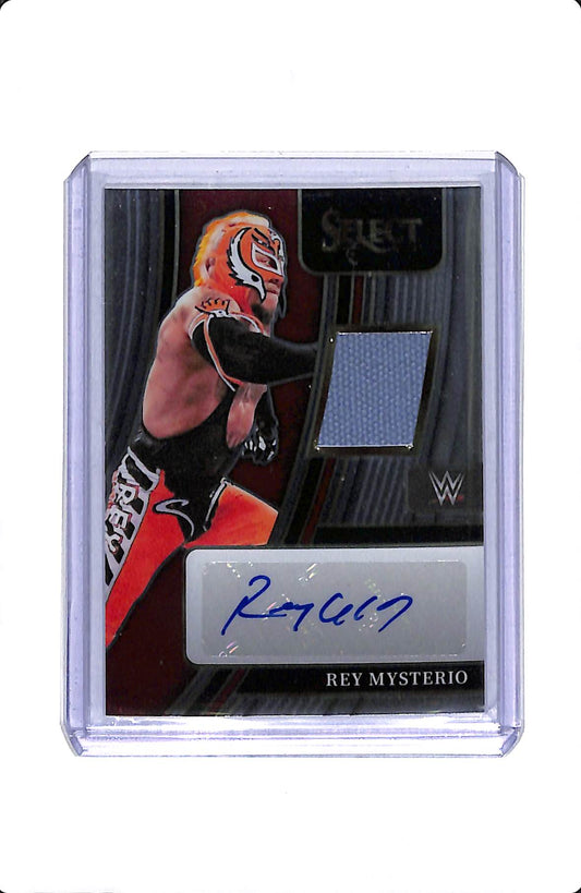 2022 PANINI SELECT WWE AUTOGRAPHED MEMORABILIA REY MYSTERIO AM-RMY