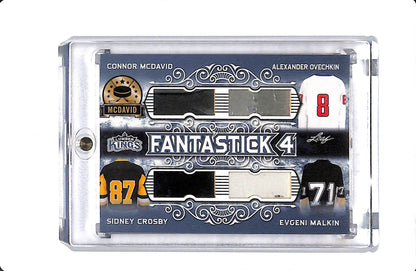 2019-20 LEAF LUMBER KINGS FANTASTICK 4 MCDAVID/OVECHKIN/CROSBY/MALKIN