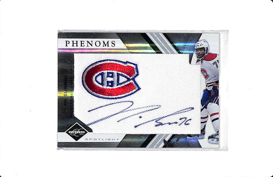 2010 PANINI LIMITED P.K. SUBBAN PHENOMS MANUFACTURED LOGO PATCH AUTO /50 #176