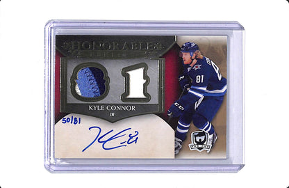 2018-19 UPPER DECK THE CUP KYLE CONNOR HONORABLE NUMBERS AUTO /81 #HN-KC
