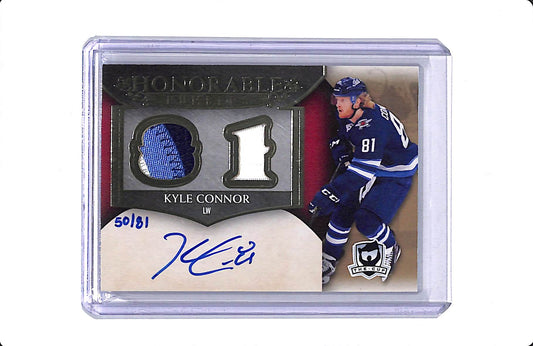 2018-19 UPPER DECK THE CUP KYLE CONOR HONORABLE NUMBERS AUTO /81 #HN-KC