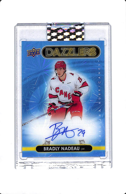2024-25 UPPER DECK CLEAR CUT BRADLY NADEAU DAZZLERS ROOKIE AUTO #DA-BN