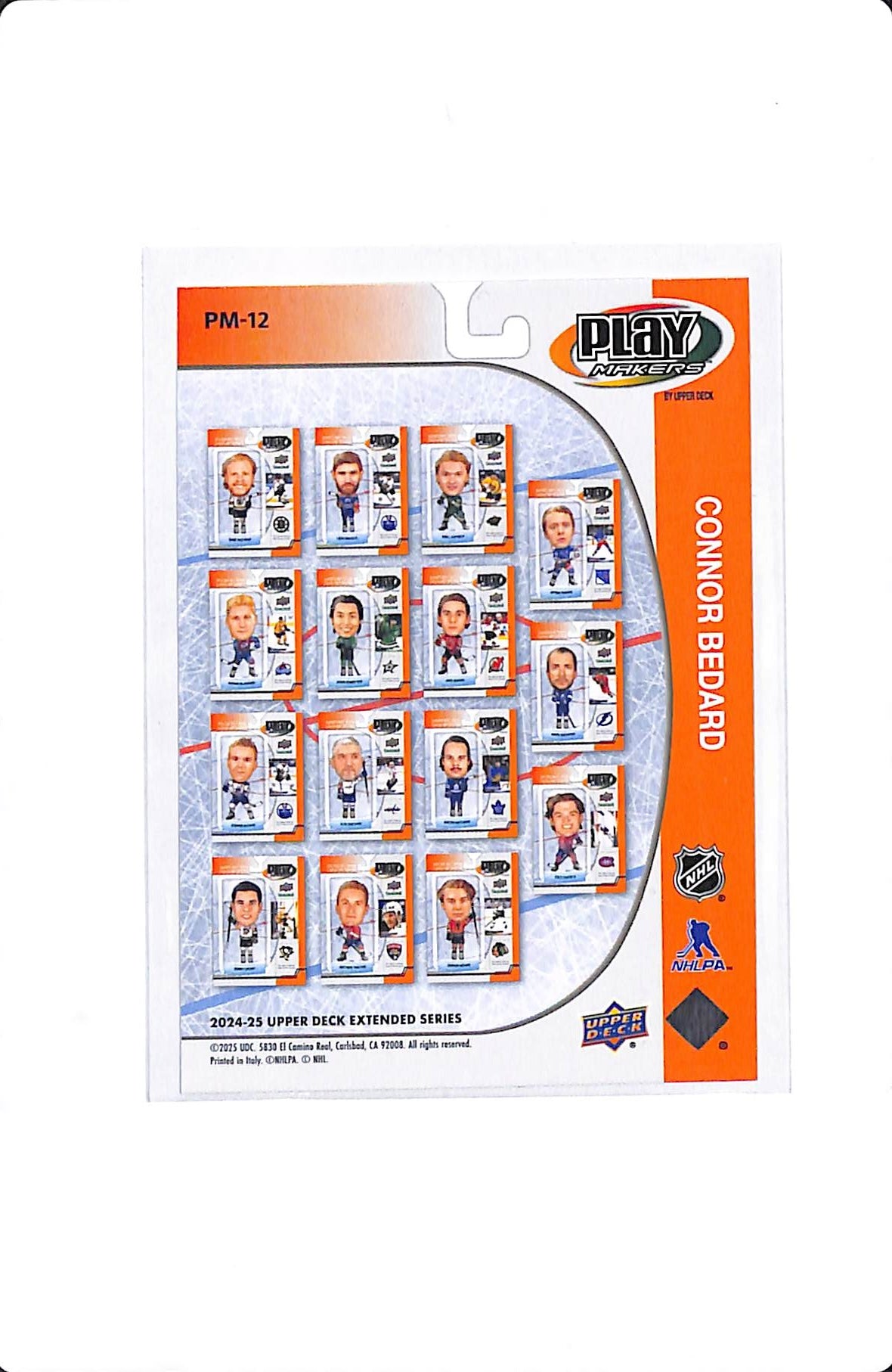 2024-25 UPPER DECK EXTENDED SERIES CONNOR BEDARD PLAYMAKERS #PM-12