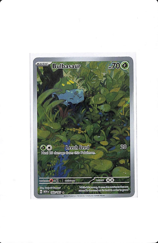 BULBASAUR SV:151 ILLUSTRATION RARE #166